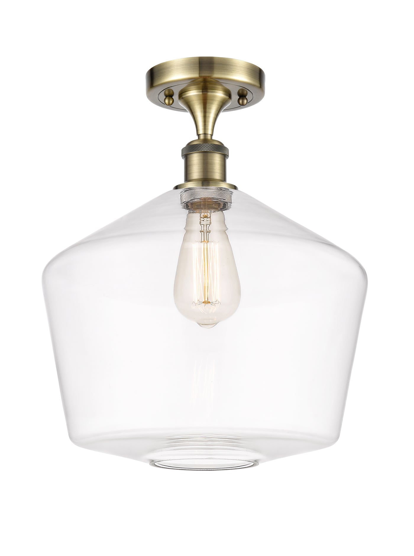 Ballston Semi-Flush Mount Brushed Nickel