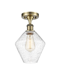Ballston Semi-Flush Mount White Chrome