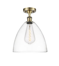 Ballston Semi-Flush Mount White Finish