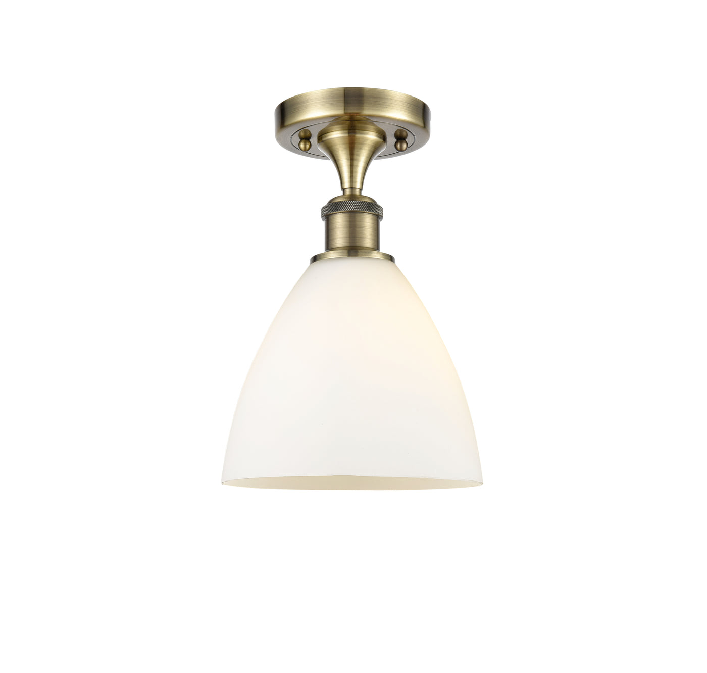 Ballston Semi-Flush Mount Seedy Glass