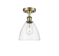 Ballston Semi-Flush Mount Seedy Glass