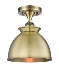 Ballston Semi-Flush Mount White Chrome