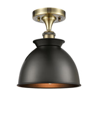 Ballston Semi-Flush Mount White Chrome