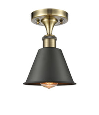 Ballston Semi-Flush Mount Cast Brass Steel