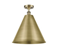 Ballston Semi-Flush Mount White Chrome