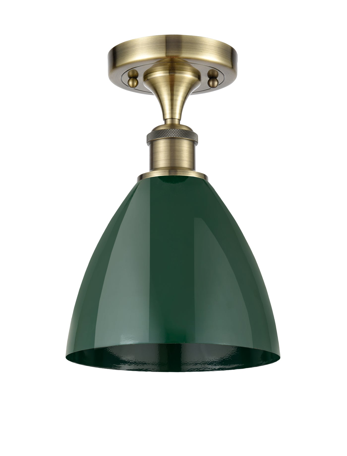 Ballston Semi-Flush Mount White Chrome