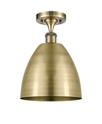 Ballston Semi-Flush Mount White Chrome