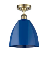 Ballston Semi-Flush Mount Seafoam Shade