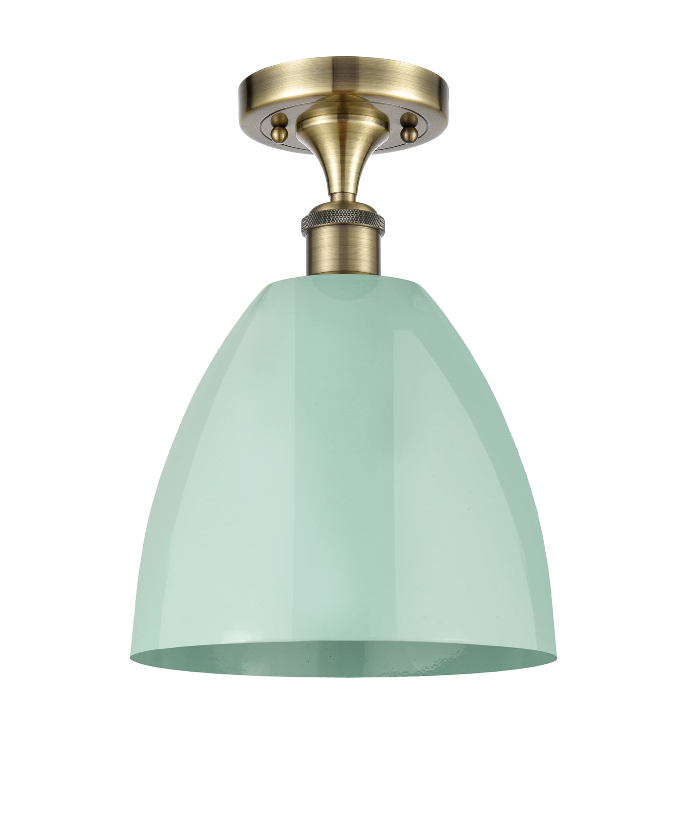 Ballston Semi-Flush Mount Seafoam Shade