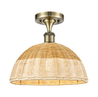 Ballston Semi-Flush Mount Brushed Satin Nickel