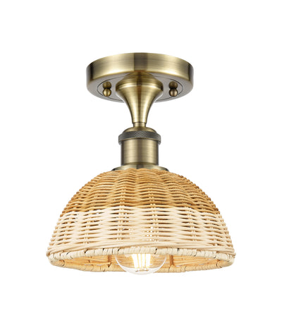 Ballston Semi-Flush Mount Brushed Satin Nickel