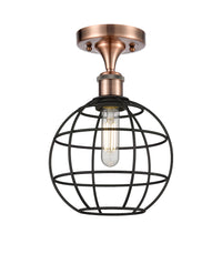 Ballston Semi-Flush Mount Brushed Satin Nickel