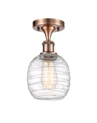 Ballston Semi-Flush Mount White Chrome