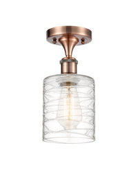 Ballston Semi-Flush Mount White Steel