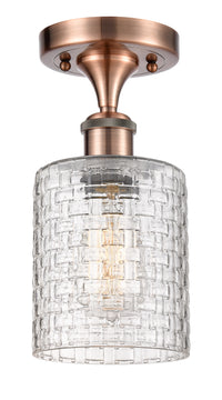 Ballston Semi-Flush Mount - Polished Chrome Finish