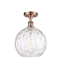 Ballston Semi-Flush Mount White Chrome
