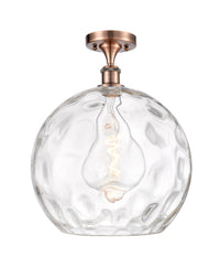 Ballston Semi-Flush Mount White Chrome