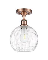 Ballston Semi-Flush Mount Chrome Glass