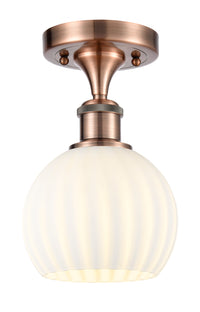 Ballston White Venetian Cast Brass Fixture