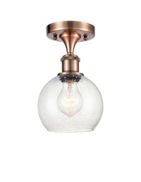 Ballston Semi-Flush Mount White Chrome