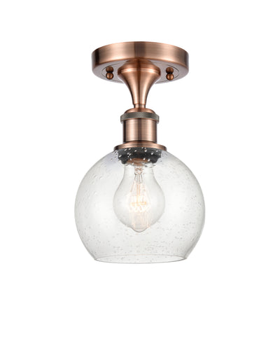 Ballston Semi-Flush Mount White Chrome