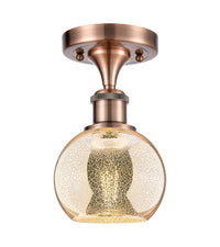 Ballston Semi-Flush Mount White Chrome