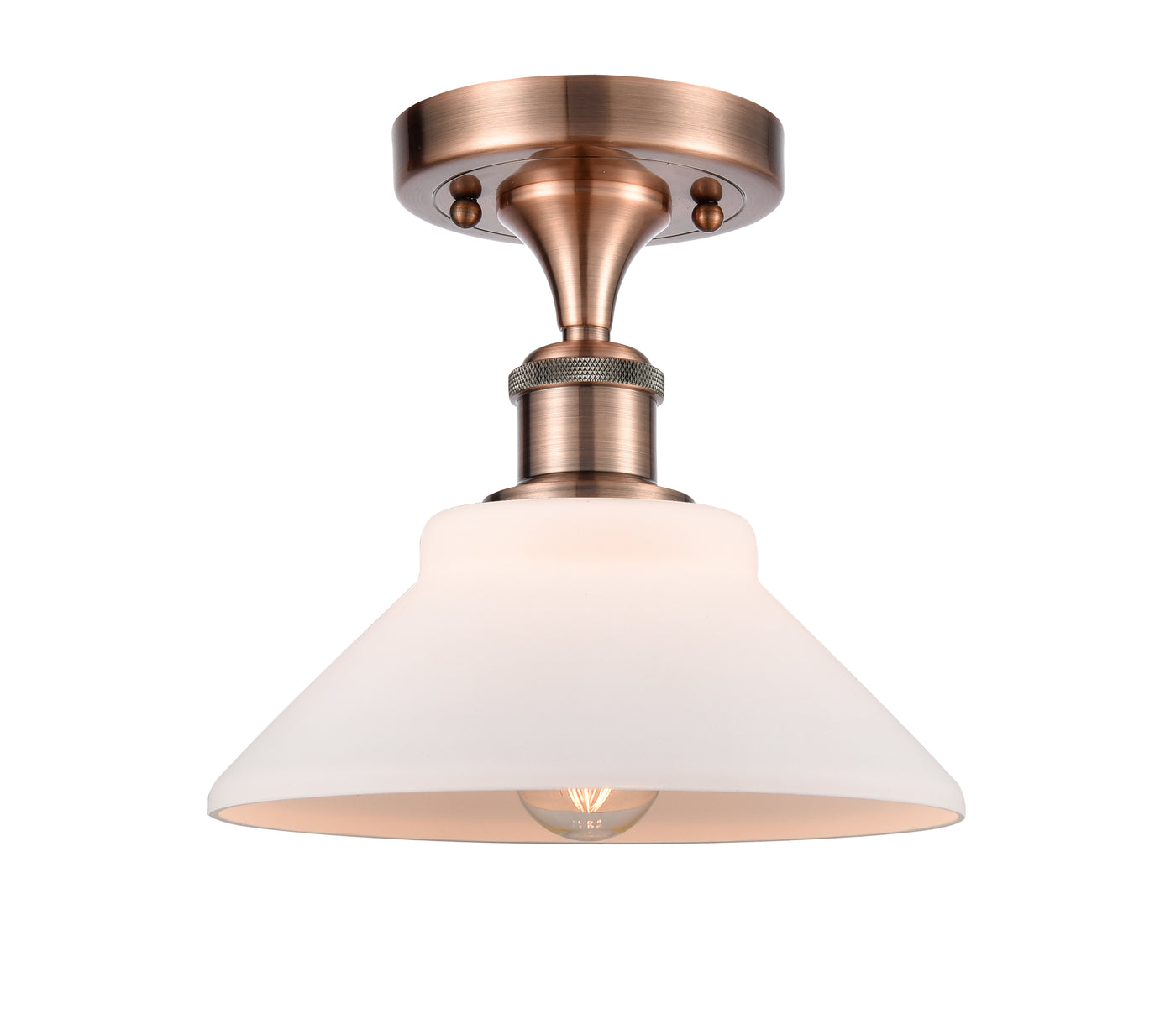 Ballston Semi-Flush Mount Clear Glass