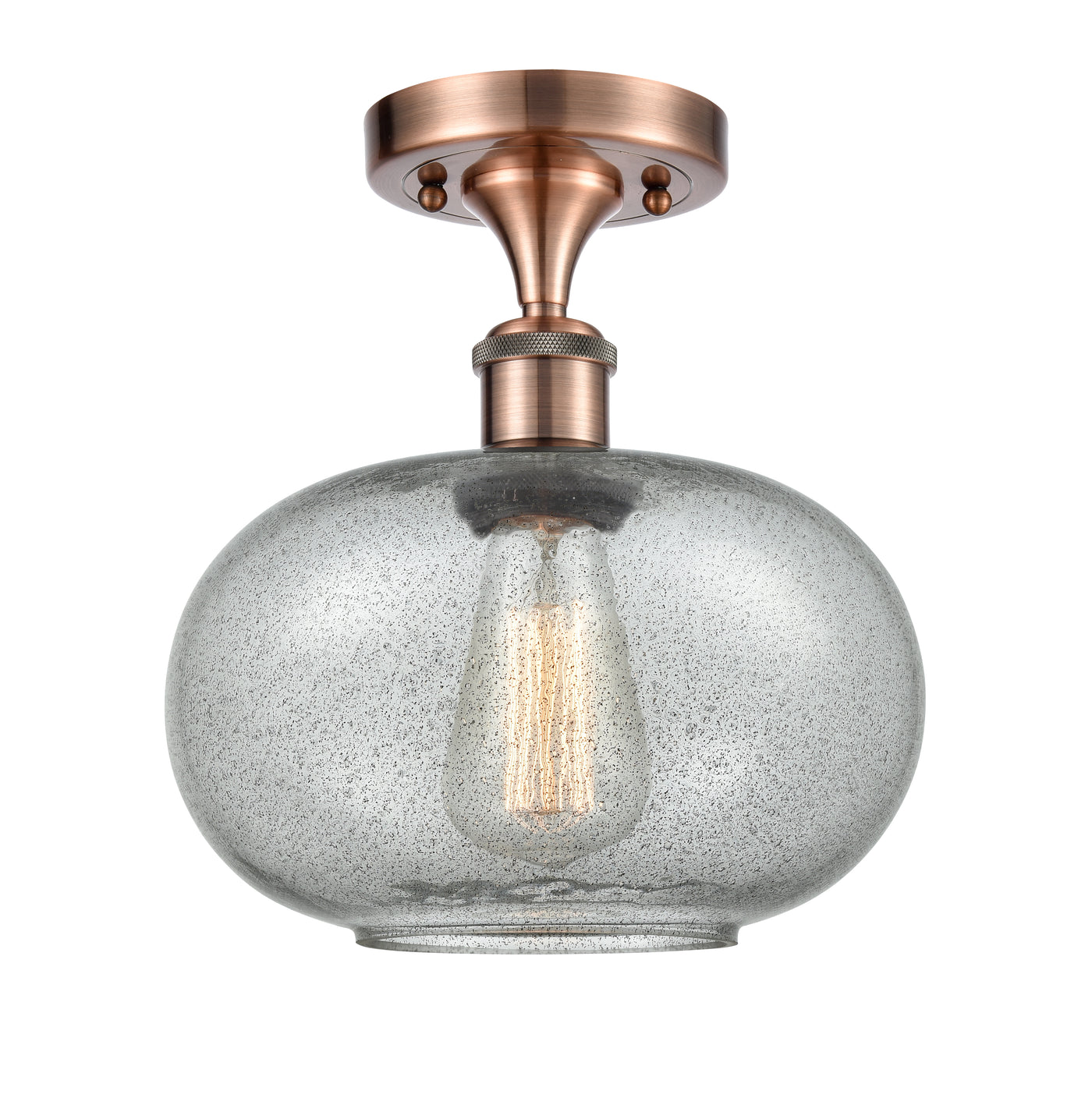 Ballston Semi-Flush Mount - Hand-Blown Glass Shade