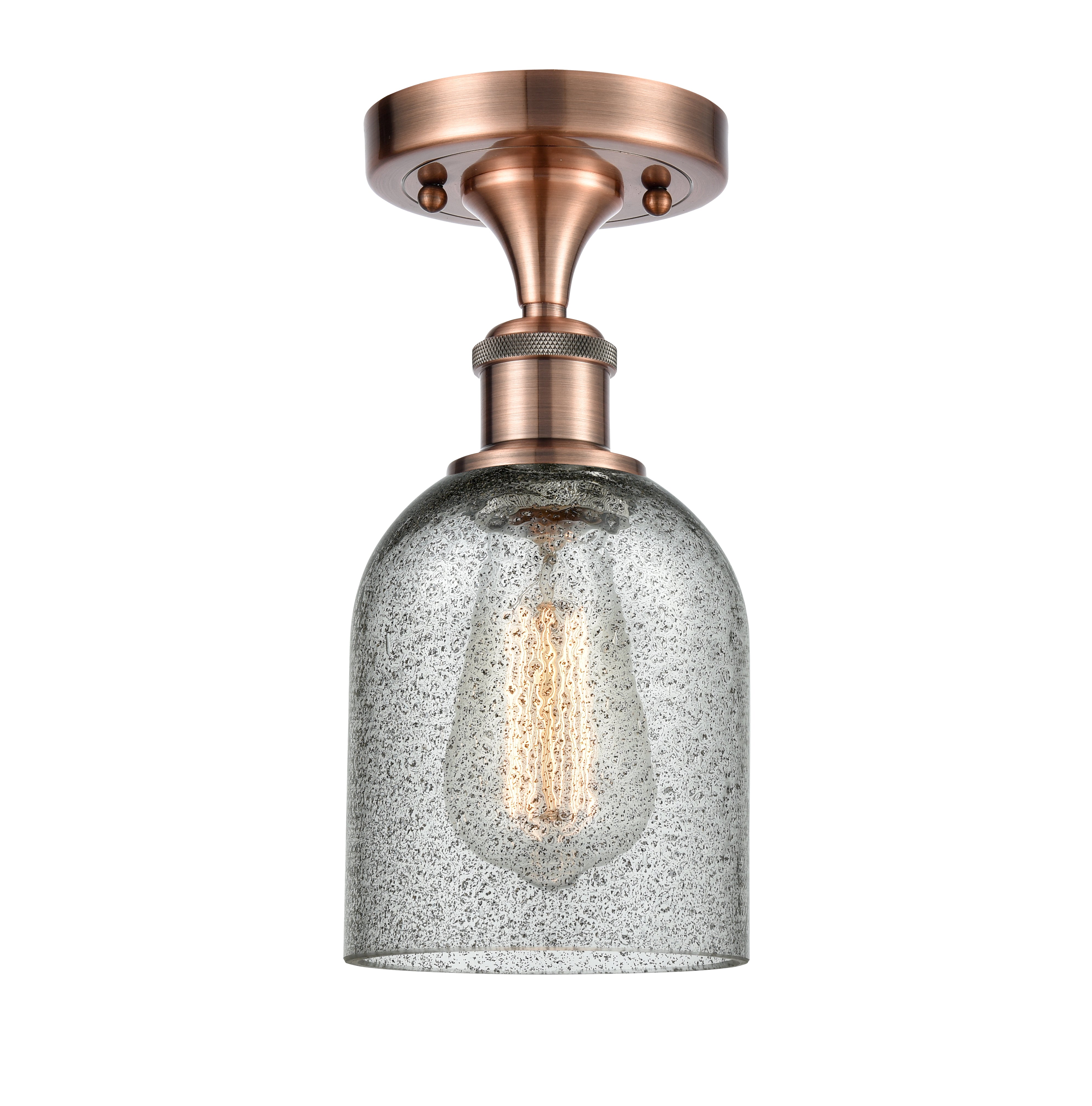 Ballston Semi-Flush Mount | Handcrafted Glass Shade