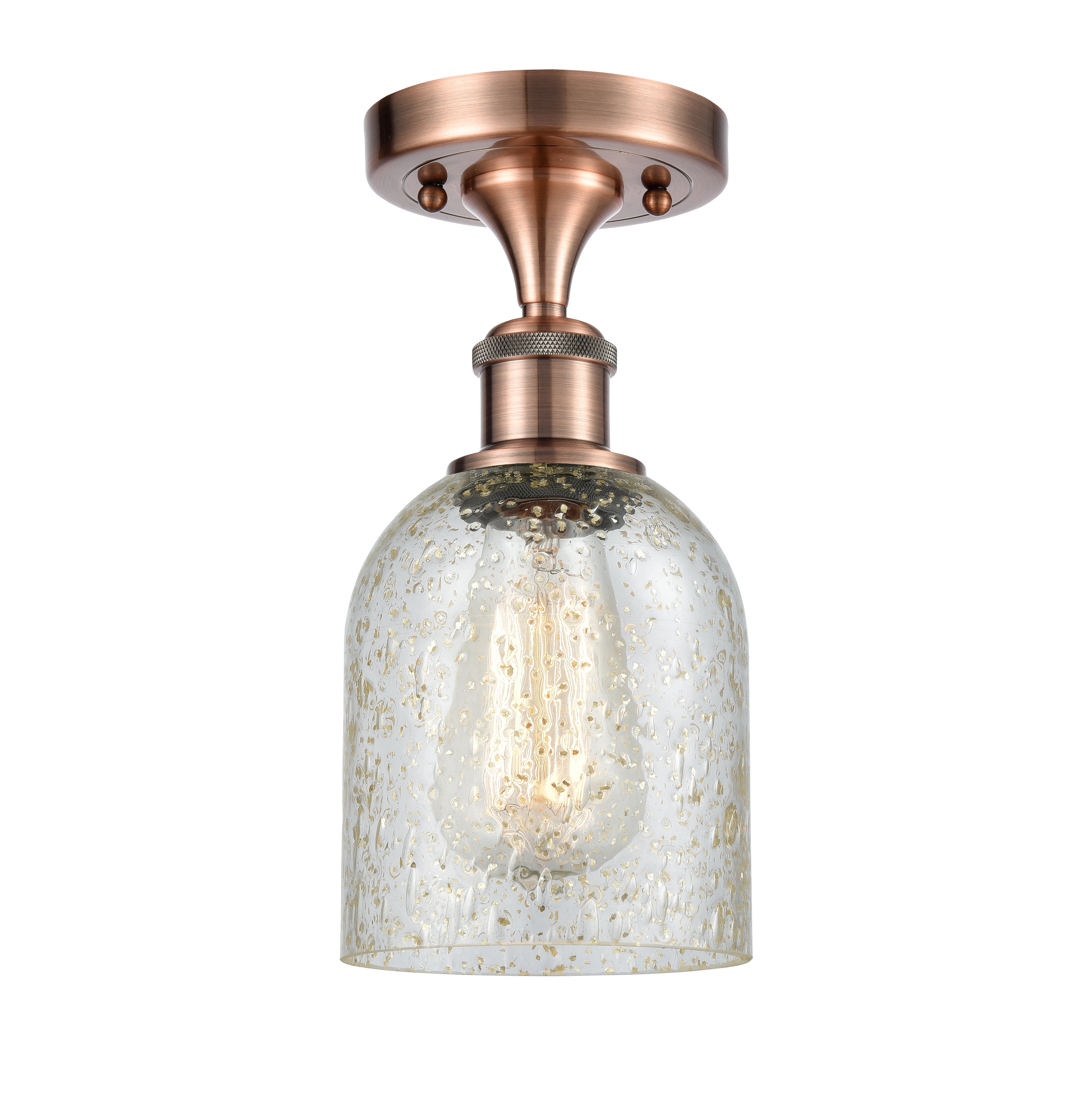 Ballston Semi-Flush Mount | Handcrafted Glass Shade