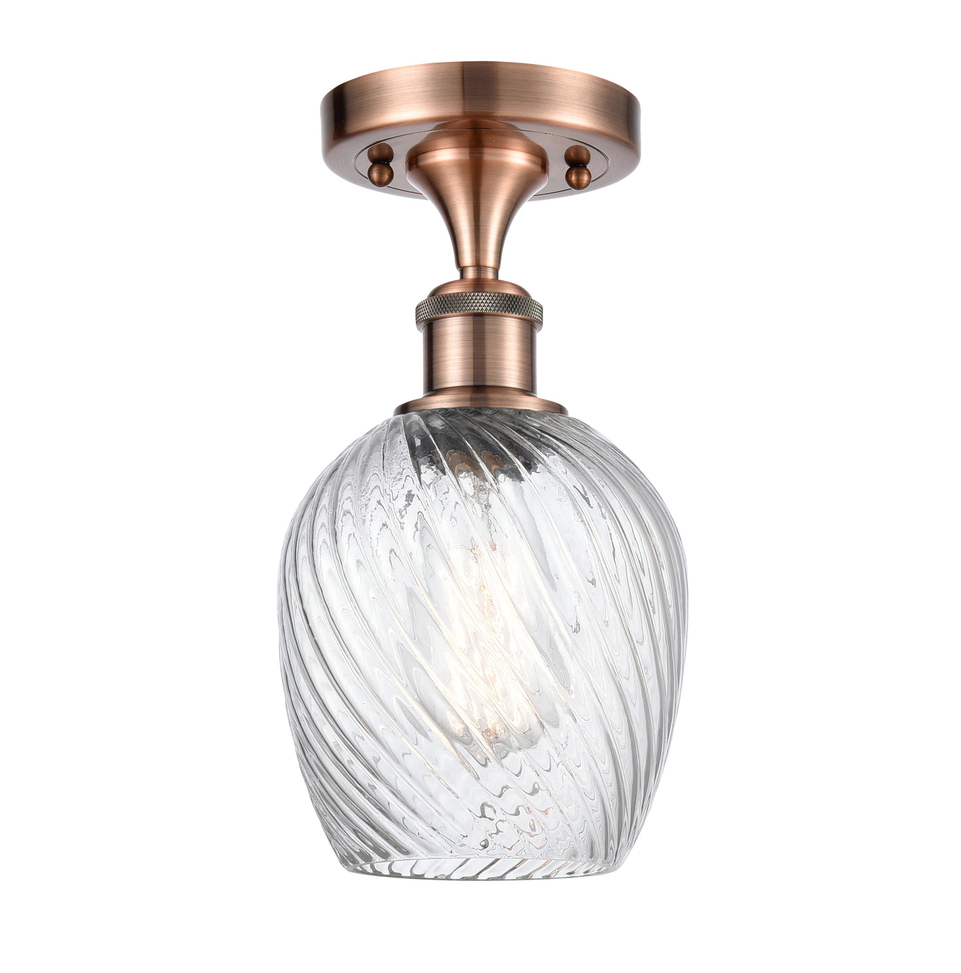 Ballston Semi-Flush Mount - Elegant Cast Brass