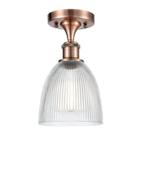 Ballston Semi-Flush Mount White Chrome