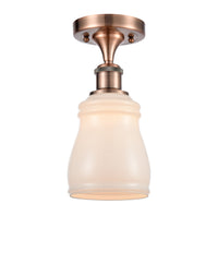 Ballston Semi-Flush Mount White Finish