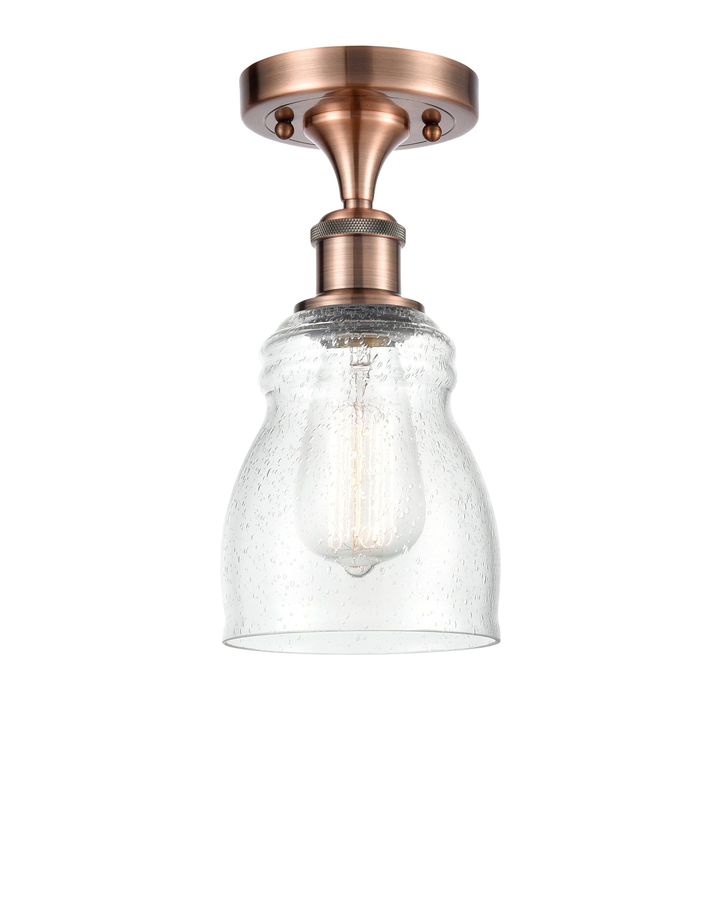 Ballston Semi-Flush Mount Cast Brass