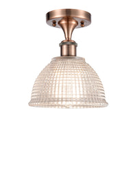 Ballston Semi-Flush Mount White Chrome