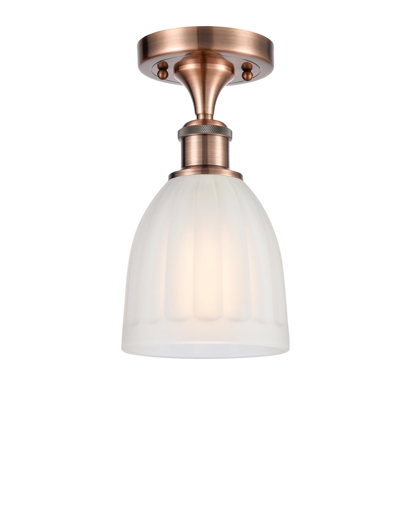 Ballston Semi-Flush Mount Cast Brass