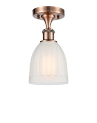 Ballston Semi-Flush Mount Cast Brass