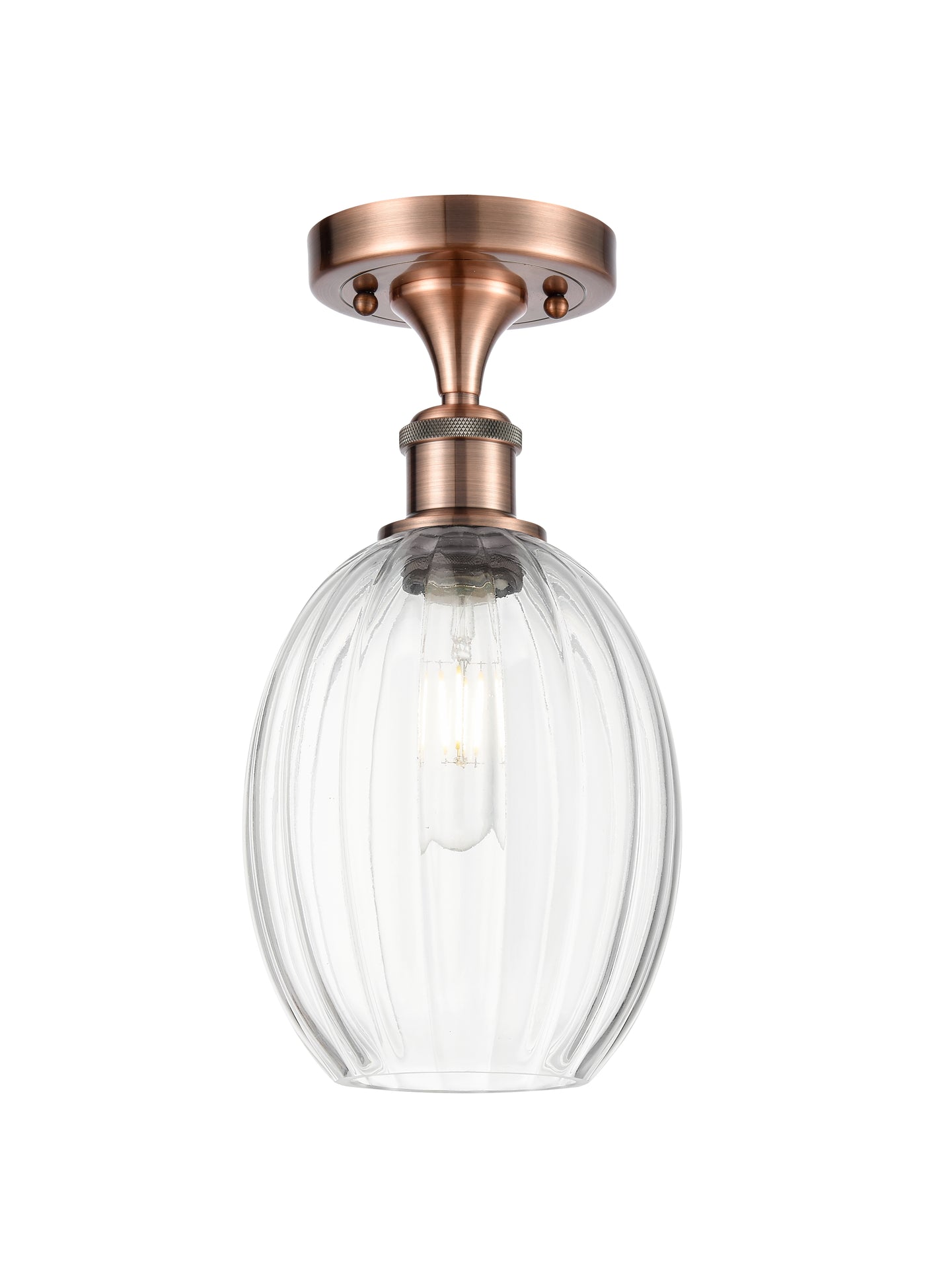 Ballston Semi-Flush Mount Brushed Nickel
