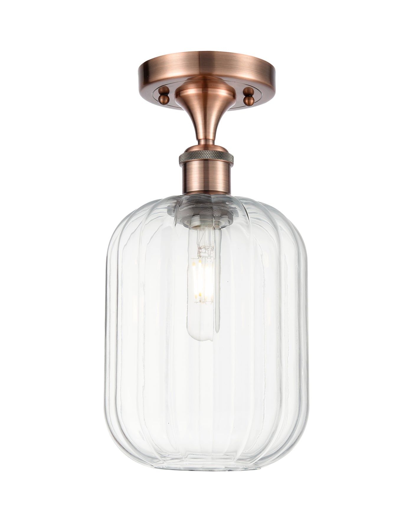 Ballston Semi-Flush Mount Brushed Nickel