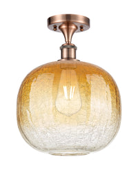 Ballston Semi-Flush Mount Satin Nickel