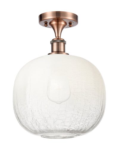 Ballston Semi-Flush Mount Satin Nickel