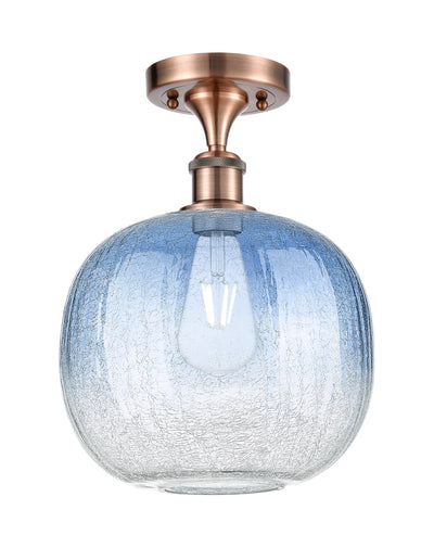 Ballston Semi-Flush Mount Satin Nickel