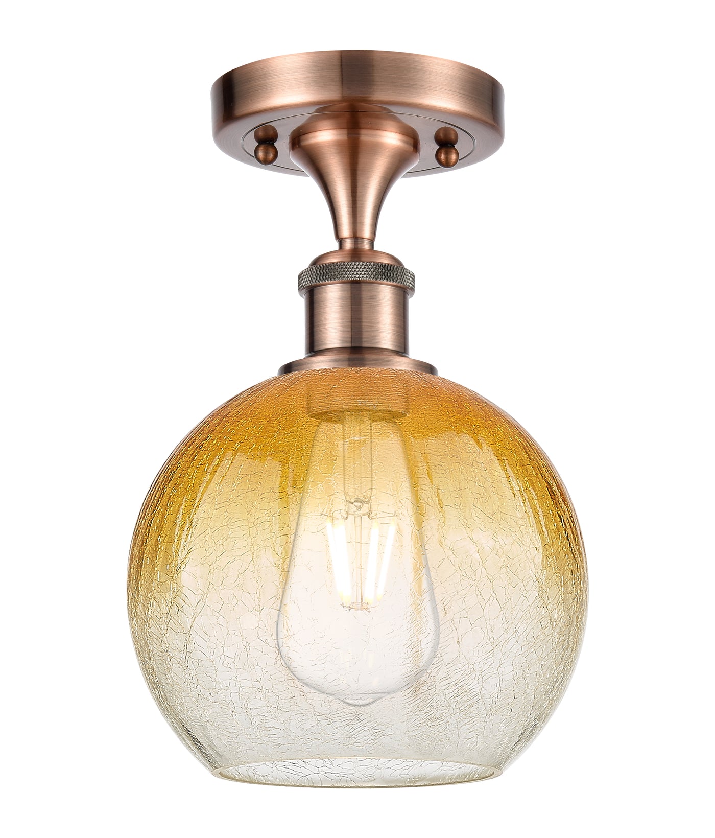 Ballston Semi-Flush Brushed Satin Nickel