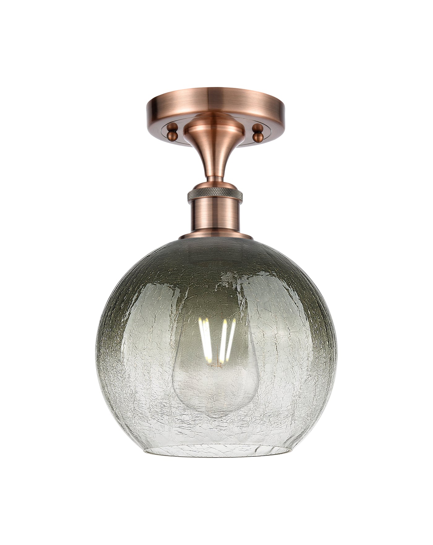 Ballston Semi-Flush Brushed Satin Nickel
