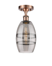 Ballston Semi-Flush Mount White Chrome