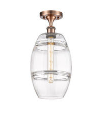 Ballston Semi-Flush Mount Cast Brass White