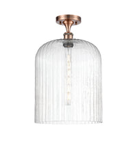 Ballston Semi-Flush Mount White Chrome