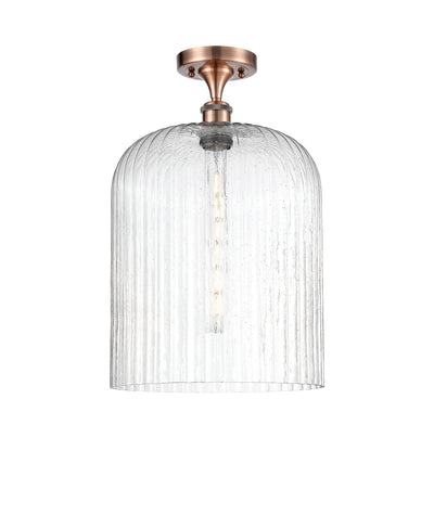 Ballston Semi-Flush Mount White Chrome