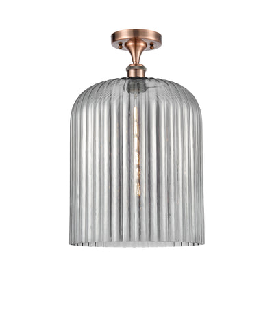 Ballston Semi-Flush Mount White Chrome