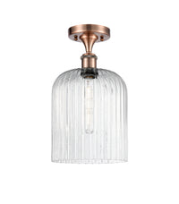 Ballston Semi-Flush Mount White Chrome